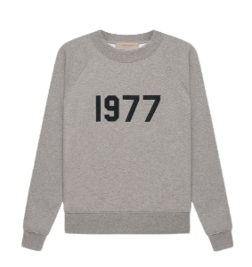 Essentials Crewneck 1977 Sweatshirt – Dark Gray
