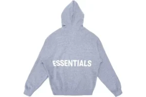 Essentials Graphic Pullver Hoodie – Grey